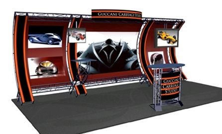 EZ6 10 x 20 Hillcrest Modular Truss Display System