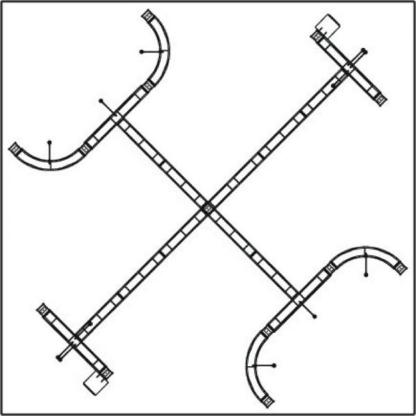 Franciscan 20′ x 20′ Exhibit Truss Kit Hardware Only