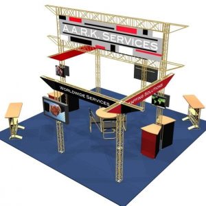 Covina EZ-6 20′ x 20′ Exhibit Display Truss Kit