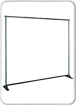 Jumbo Adjustable Banner Stand - Hardware Only