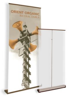 Orient Organic Retractable Banner Stand