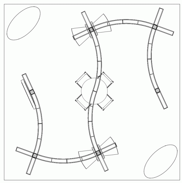 Palisades EZ-6 20′x20′ Booth Truss Kit Hardware Only