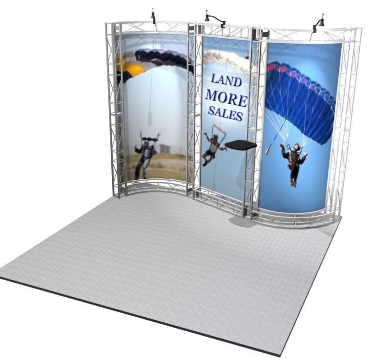 Sausalito EZ-6 Kit for 10x10 Booths