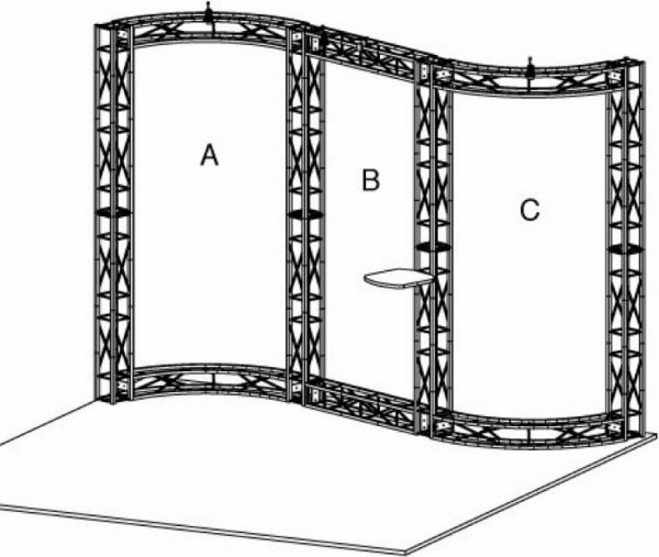 Sausalito EZ-6 Kit for 10x10 Booths