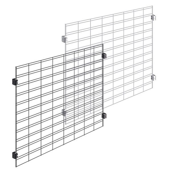 Slat Grid Merchandising Display Panels