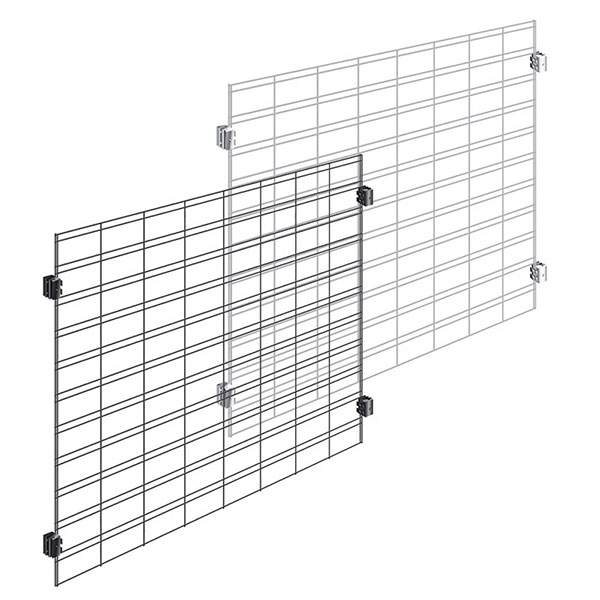 Slat Grid Merchandising Display Panels