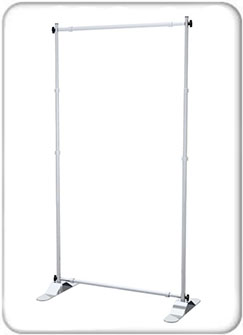 Standard Adjustable Banner Stands - Hardware Only