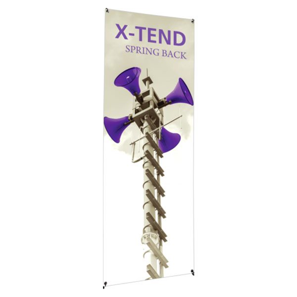 X-Tend 4 Spring Back Banner Stand