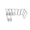 Frame for Modco Modular Exhibit Display 02 - 20FT x 10FT
