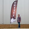 Bowflag® Stock Design Coffee Feather Flag