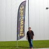 Bowflag® Stock Design Fireworks Feather Flag