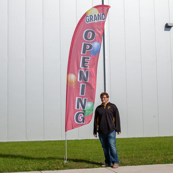 Bowflag® Stock Design Grand Opening Feather Flag