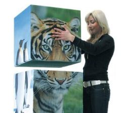 Foam Cube Displays with Graphics
