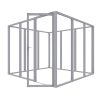 Modco Modular Exhibit Room Kit 06 - Frame