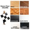 Snap Lock Dance Floors come in a variety of color choices