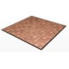 12'x12' Snap Lock Dance Floor in Dark Maple