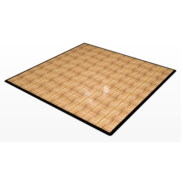 9'x9' SnapLock Dance Floor Laminate Tiles Oak