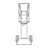 Frame for Modco Modular Kit 11 20'x20' Custom Island Exhibit