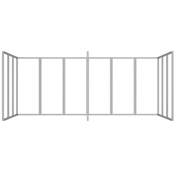 Frame Front Modco Modular Kit 20 10x20 Exhibit with Double Space