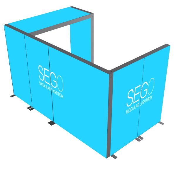 Angle Top View SEGO Configuration G 15x10 Graphic Package