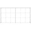Front View Embrace 15ft Full Height Hopup Display Exposed Frame