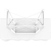 Top View Embrace 2.5ft Tabletop Display Frame Exposed