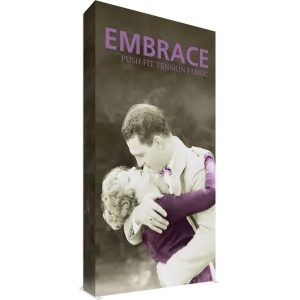 Front Left View Embrace 5ft Extra Tall Hopup Display
