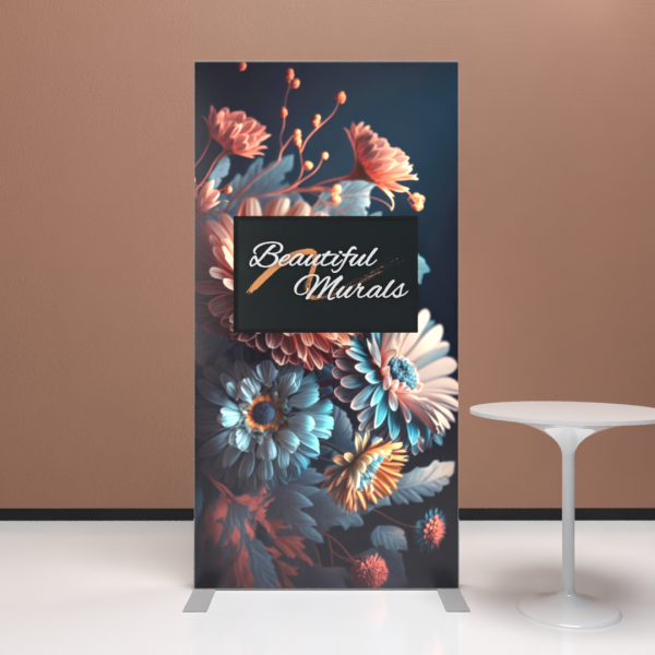 Vector Frame Monitor Kiosk-02 Tension Fabric Display