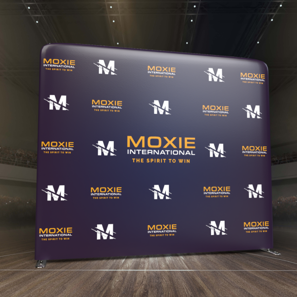 10' Step and Repeat 20' EZ Tube Tension Fabric Display