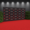 15' Step and Repeat Ready Pop Lite Pop Up Display