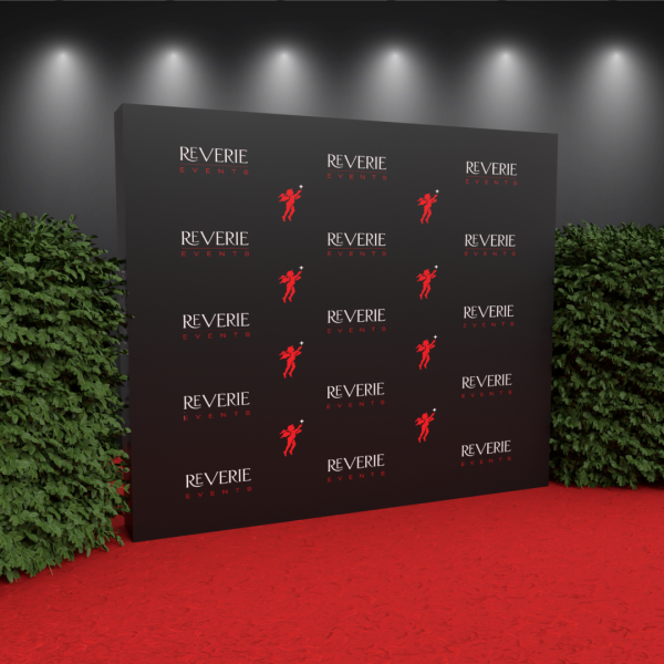 8' Step and Repeat Straight Ready Pop Lite Display