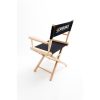 Imprinted Gold Medal Contemporary Director's Chair 18" natural