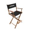 Imprinted Gold Medal Contemporary Director's Chair 24" walnut