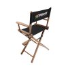 Imprinted Gold Medal Contemporary Director's Chair 24" walnut