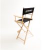 Imprinted Gold Medal Commercial Director's Chair 30" natural