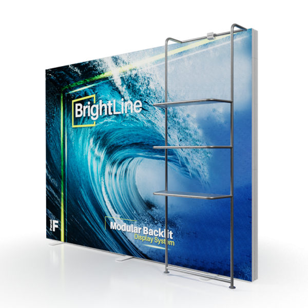 10ft BrightLine Backlit Display Kit 10-F-Waterfall