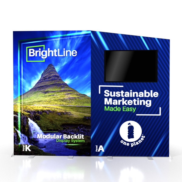 10ft BrightLine Backlit Display Kit 10-KA