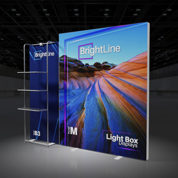 10ft BrightLine Backlit Display Kit 10-Merchandiser M