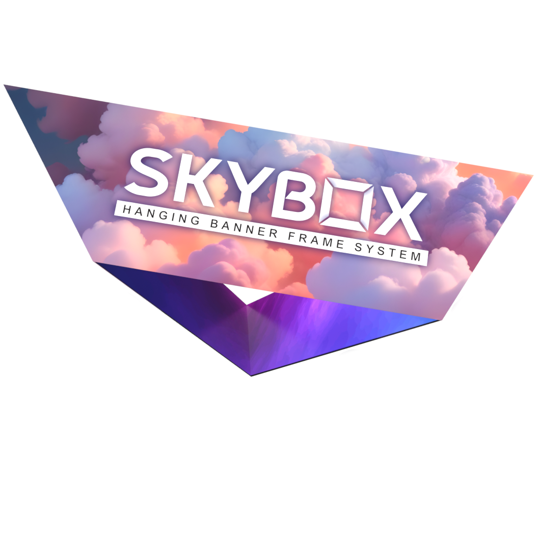 Skybox Hanging Sign Triangle Tapered Double Sided