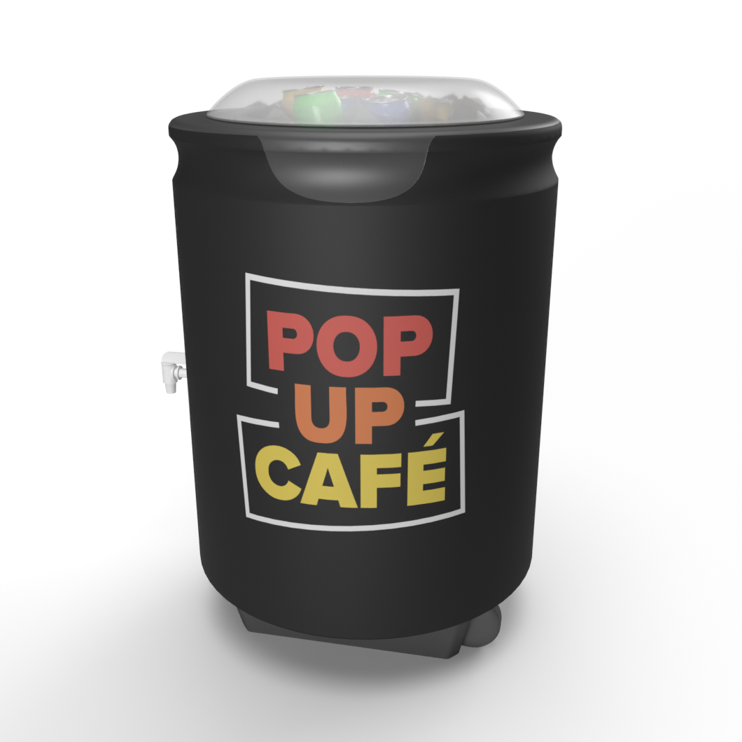 Barrel Cooler-Pop-Up Cafe