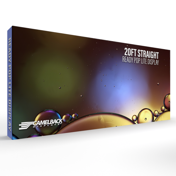 20ft Straight Ready Pop Lite Pop Up Display