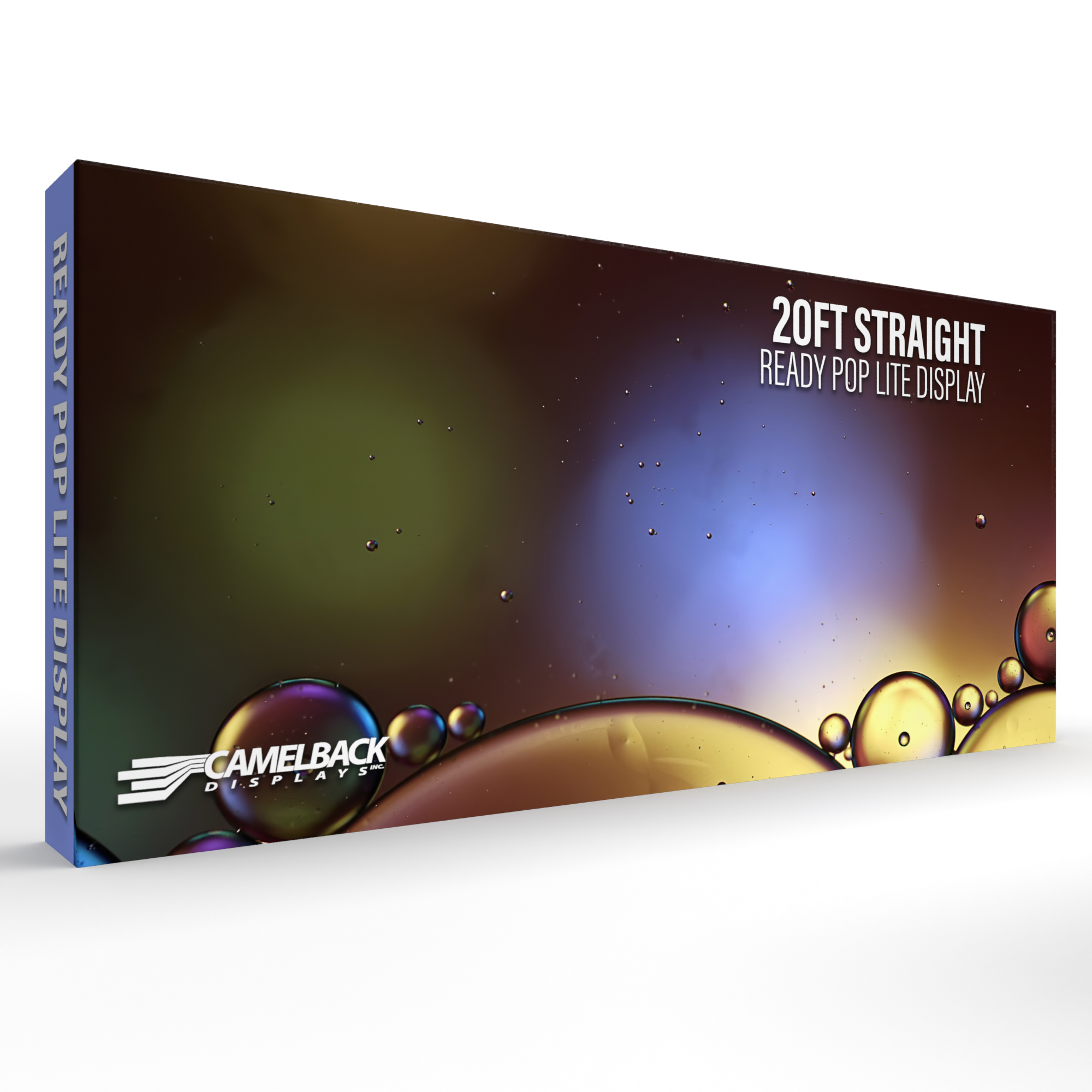 20ft Straight Ready Pop Lite Pop Up Display