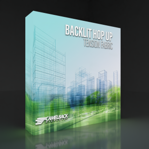 7.5′ BACKLIT HOP UP TENSION FABRIC DISPLAY