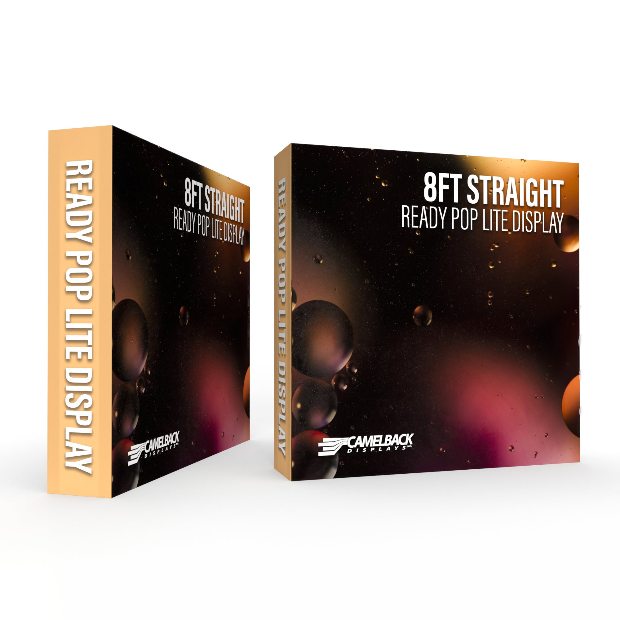8ft Straight Ready Pop Lite Pop Up Display