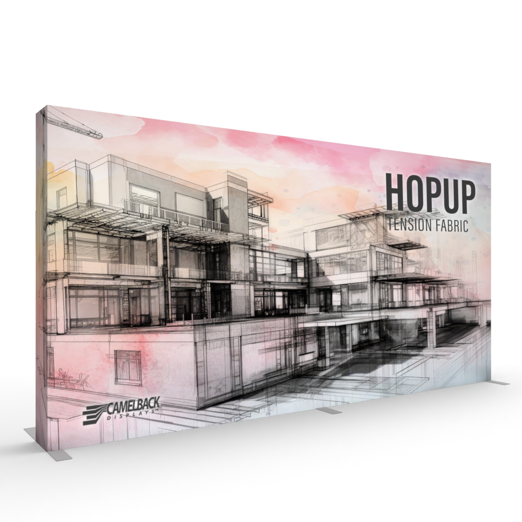 HopUp 20ft Pop Up Fabric Display