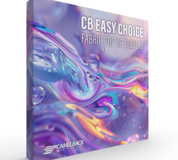 CB Easy Choice 8ft. Fabric Pop Up Display Straight