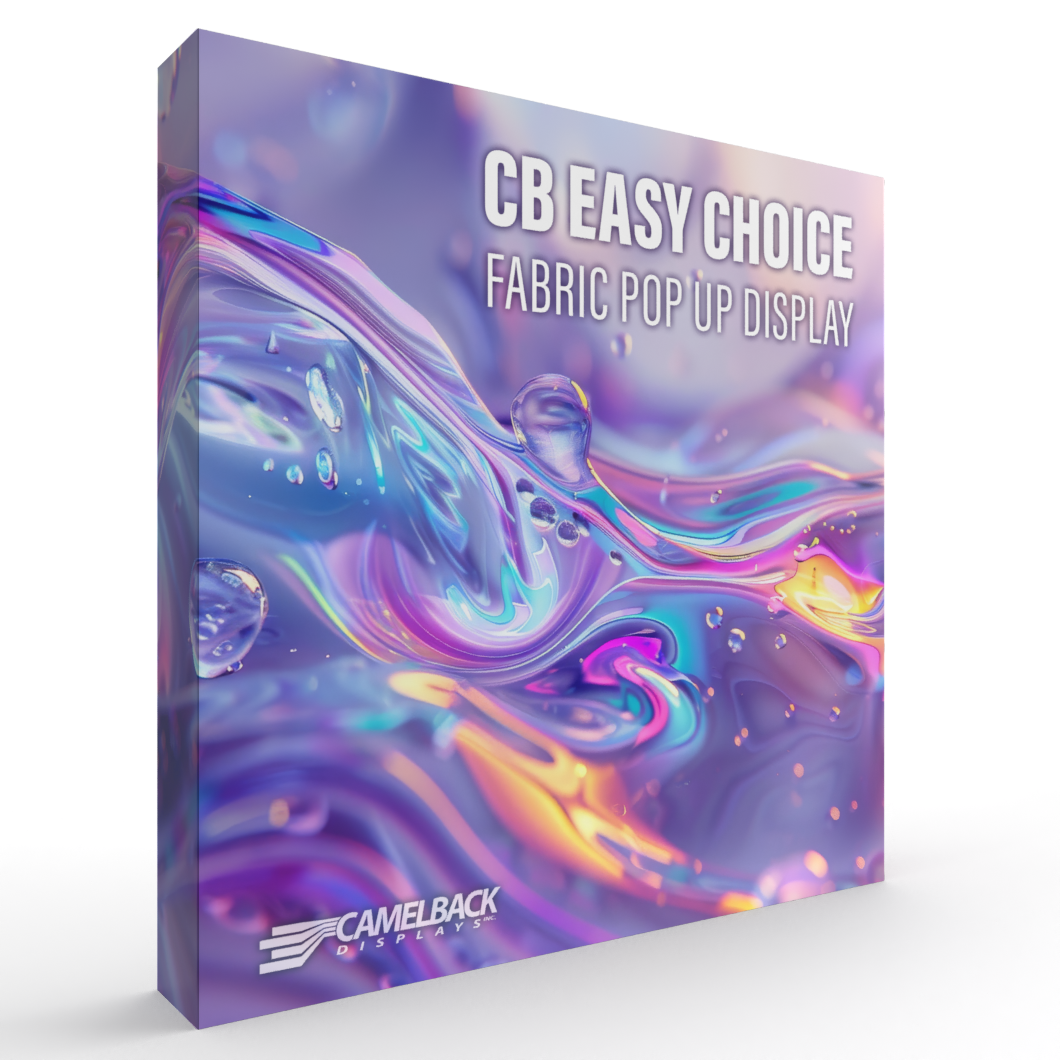 CB Easy Choice 8ft. Fabric Pop Up Display Straight