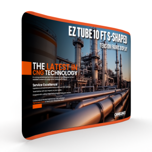 EZ Tube 10 FT S Shape Tension Fabric Display