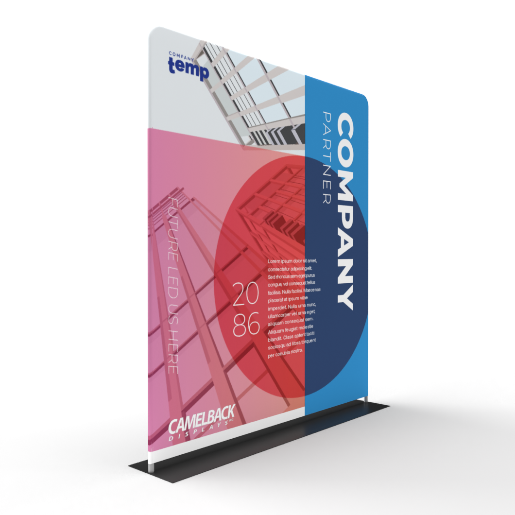 60″ EZ Extend Tension Fabric Banner Stands