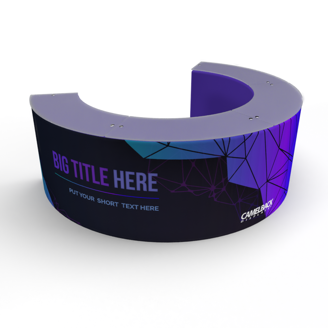 EZ Fabric Curved Quad Counter